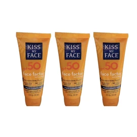 Kiss My Face face factor SPF 50 RARE sunscreen 2 oz DISCONTINUED ITEM READ LOT 3
