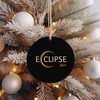 Solar Eclipse 2024 Christmas Ceramic Ornament, Total Solar Eclipse Ornament,