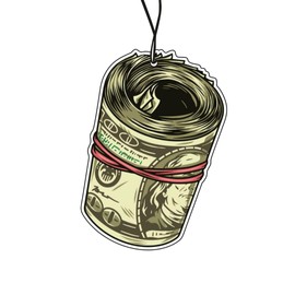 Generisch 2x Bndel Dollar Duftbaum Auto lustig, Auto Duftspender, Duftbaum Auto tuning, car air freshener, Duftanh?nger Auto, Duftbaum Set Auto