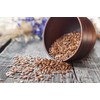 Organic Brown Flaxseed High Fiber, Omega-3s, Non-GMO, 100% Natural, Vegan,