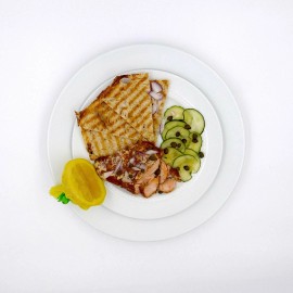 Lemon Wraps With Green Ribbon (100 Pack) Stretch 100% Cotton