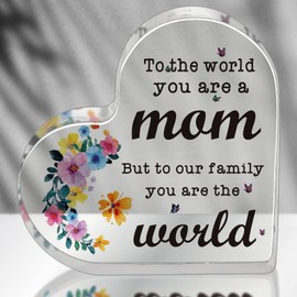 Mom Gifts from Daughters and Son, Mother's Day Birthday Gifts Ideas for Mom, Best Mom Ever Gifts, Mother Mother's Day Acrylic Keepsake C020