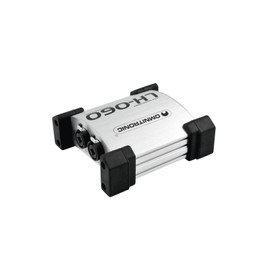 OMNITRONIC LH-060 PRO Dual DI Box Passive | Passive 2 Channel DI Box/Splitter, Silver