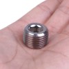 Joywayus 2Pcs Stainless Steel Internal Hex Countersunk Thread Socket Pipe