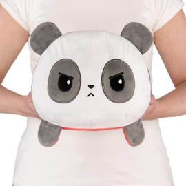 TeeTurtle - Original Reversible Big Panda Plushie - Huggable and Soft Sensory Fidget Toy Stuffed Animals That Show Your Mood - Gift for Kids and Adults!