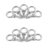 QWORK Eye Bolt, 10 Pack 1/4" - 20 x 1"