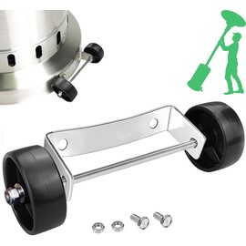Patio Heater Wheels Patio Heater Universal Replacement Parts Stainless Steel Movable Wheels, Easy to Move
