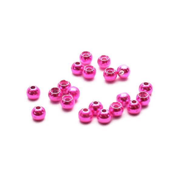 Montana Fly Company MFC Tungsten Lucent Beads Hot Pink 7/64"
