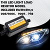 Clwalny 2PCS Car H8/H9/H11 LED Headlight Canbus Decoder, Warning Error