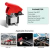 Heschen Metal Toggle Switch Flick Flip, 12V 20A, SPDT, ON/Off
