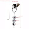 Stainless Steel Heavy Duty Pendant Exercise Ring, Men's Stretching Exercise