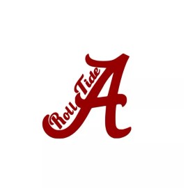 Alabama Roll Tide Crimson Tide Vinyl Decal  You Pick Color FREE Shipping