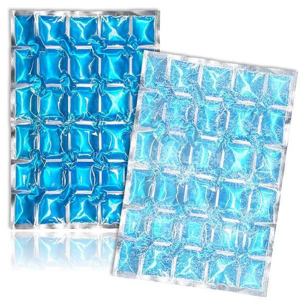 com-four® 2 x Flexible Ice Pack - Cooling Compress with
