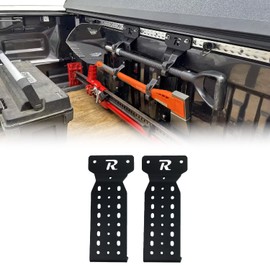 Rago Fabrication Bed Rail Modular Accessory Mount for 2007-2024 Toyota Tundra | Black Steel, Modern Style | Made in USA | 3 Mounting Locations | No Drilling Required