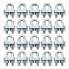 Ciyivak 20 PCS 1/8 Inch Wire Rope Clamp Clip, M3