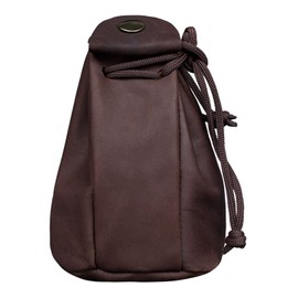 STILORD 'Niklas' Vintage Leather Pouch Purse Coin Bag Bag Men Women Key Pouch Genuine Vintage Leather, Colour:Flat Dark Brown