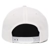 KNW-1471 WHT Plain Classic 5 Panel Snapback Mesh Back Flat