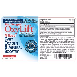 Mr. Oxygen’s OxyLift All Natural Oxygen & Mineral Booster 1 fl. oz.