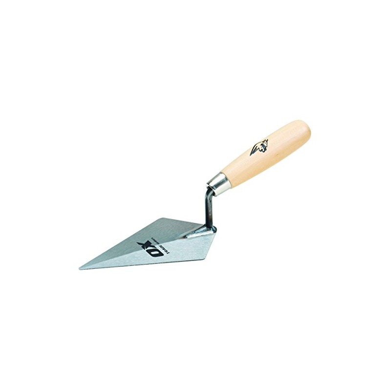 OX Trade Pointing Trowel - Wooden Handle 6" / 152mm