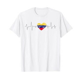 I'm American My Heart Beats for Venezuela t-Shirt Bandera T-Shirt