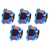 Ruifu Bike Motorcycle Titanium Nuts M6 / M8 / M10