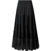 comefohome Maxi Skirts for Women UK Pleated Long Flowy Chiffon