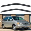 IG Window Visor for Toyota Sienna 1998-2003, Rain Guard Tape-On