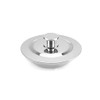 QWORKÂ® 1 Pack Universal Bath Plug, Sink Plug, stainless steel drain plug, 39mm hole, sink plug for bathroom kitchen sink