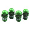Bashineng Cars Tires Valve Stem Caps Cover Dustproof Cool Skull