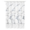 Kleine Wolke Shower Curtain Textile Marble Anthracite 180 x 180