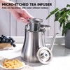 GURUDAR 68OZ/2000ML Stainless Steel Teapot with Removable Infuser for Loose