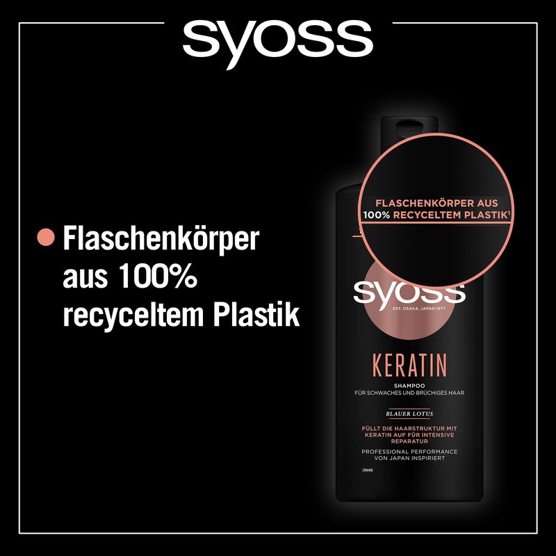 SYOSS Keratin Shampoo 440 ml