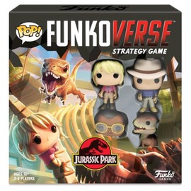 Funkoverse: Jurassic Park 100 4-Pack Board Game,2 TO 4 players, Multicolour