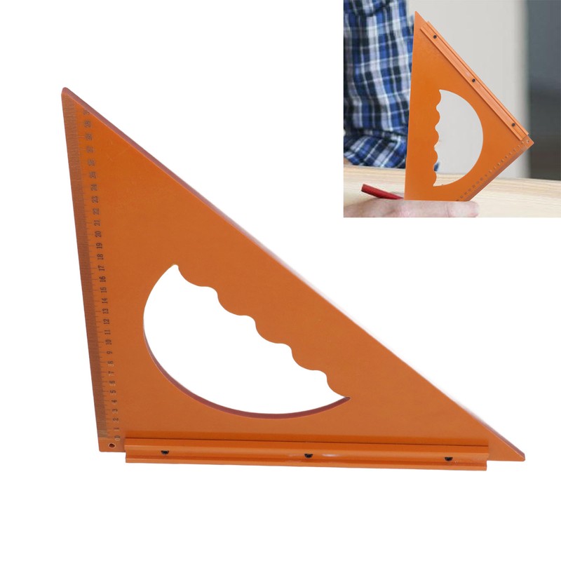 31 X 31cm Woodworking Triangle Ruler High Accuracy 90° Right