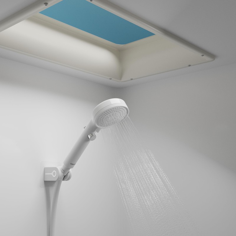 RV Shower Head with Hose and On/Off Button, High Pressure