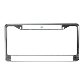 CafePress Just Keep Swimming Coral Reefs License Plate Frame Chrome License Plate Frame, License Tag Holder