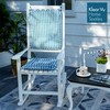 Klear Vu Porch Rocking Chair Cushion Set for Indoor and