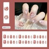 EYZOTSF Press on Nails Short Square Shaped Acrylic Extra Short