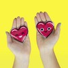 Gift Republic Heart Hand Warmers Set of Two, 6.5 x