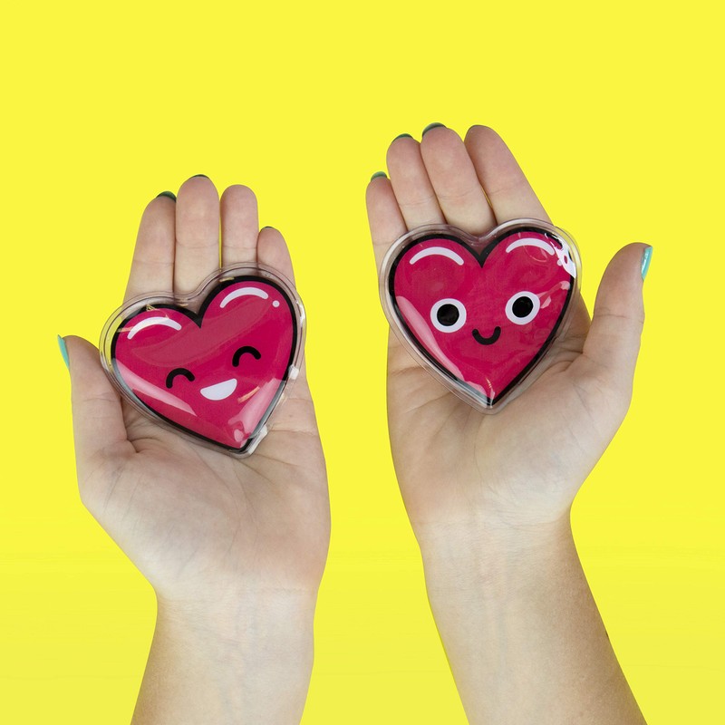 Gift Republic Heart Hand Warmers Set of Two, 6.5 x