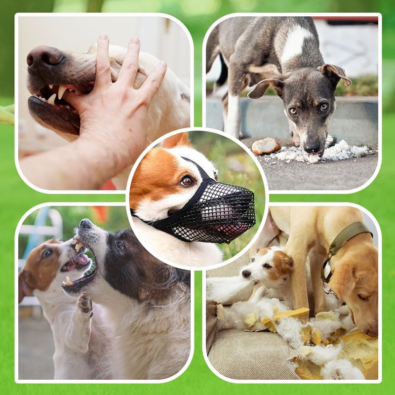 Bozal para Perros Malla de Aire Suave y Transpirable Cubierta