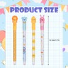 OFFCUP Set of 4 Erasable Gel Pens, Cute Cartoon Animal