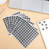1-100 Round Number Stickers, 10 Sheets Consecutive Labels, Self-Adhesive 0.4"