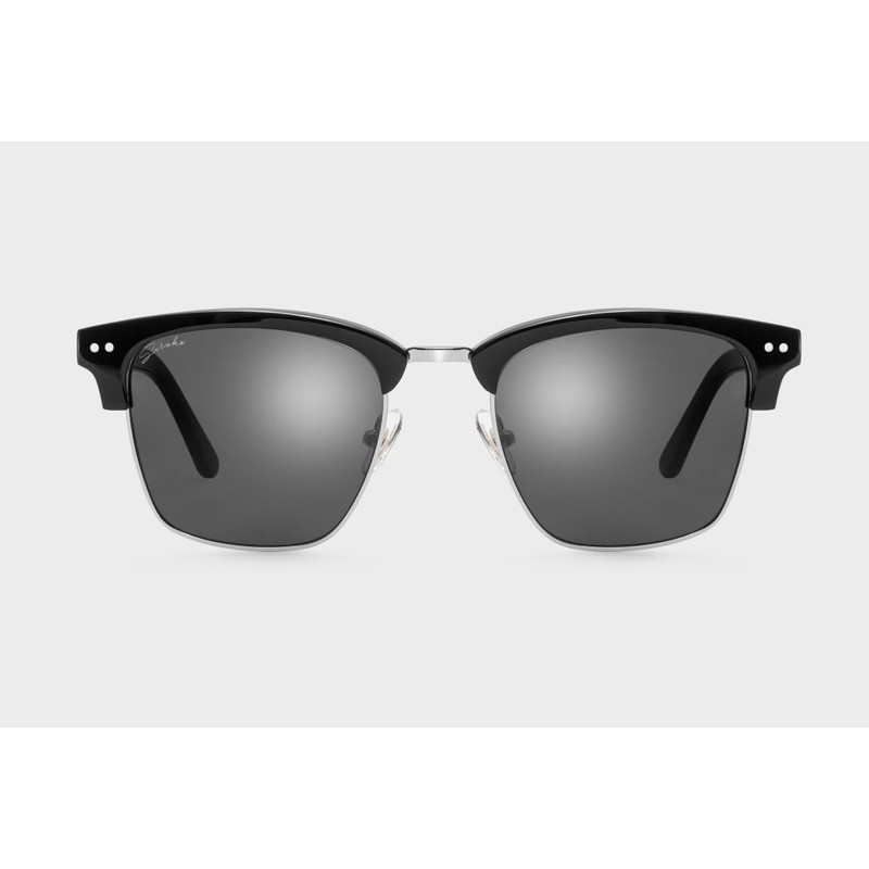 SIROKO - Bronx Metal Sunglasses - Black, Black, One Size,