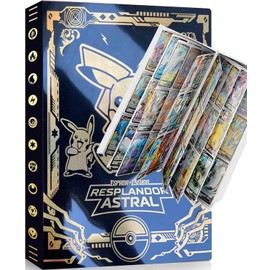 Large Card Scrapbook 9 Pockets, Card Album Folder Display Storage, Compatible with Trading Cards, Sports Cards and Playing Cards Protection, Organisation, 24 Pages Can Hold 432 Cards - W10