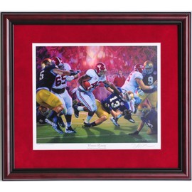 Crimson Dynasty Alabama Defeats Notre Dame Framed Print by Daniel Moore