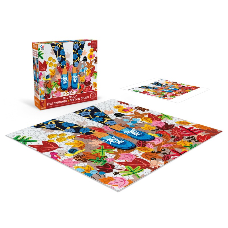 Ceaco - Fall Frolic - 300 Oversized Piece Jigsaw Puzzle