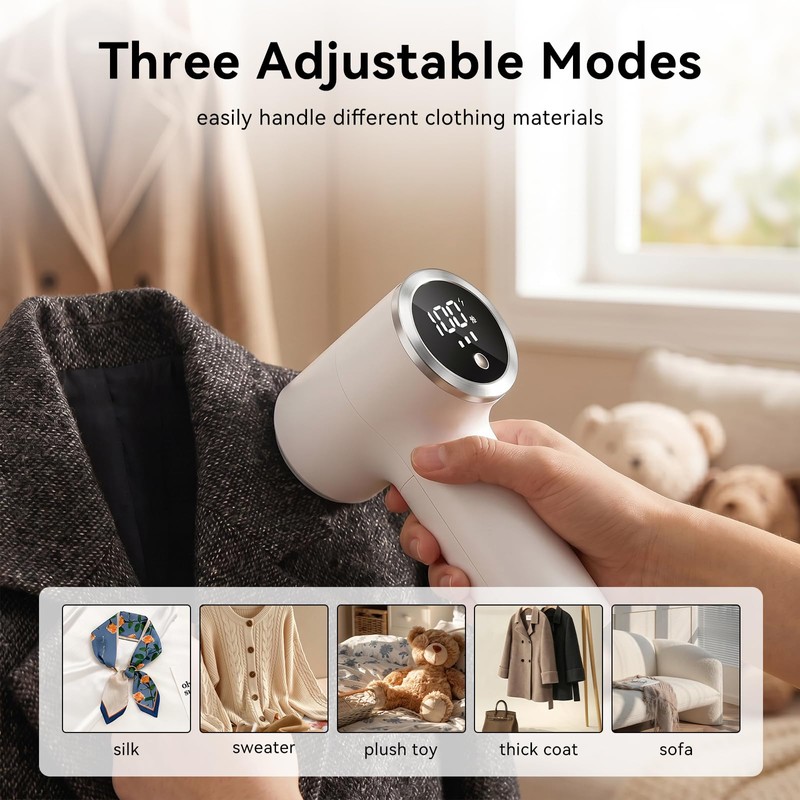 Mindu Fabric Shaver for Clothes with Digital LED Display and