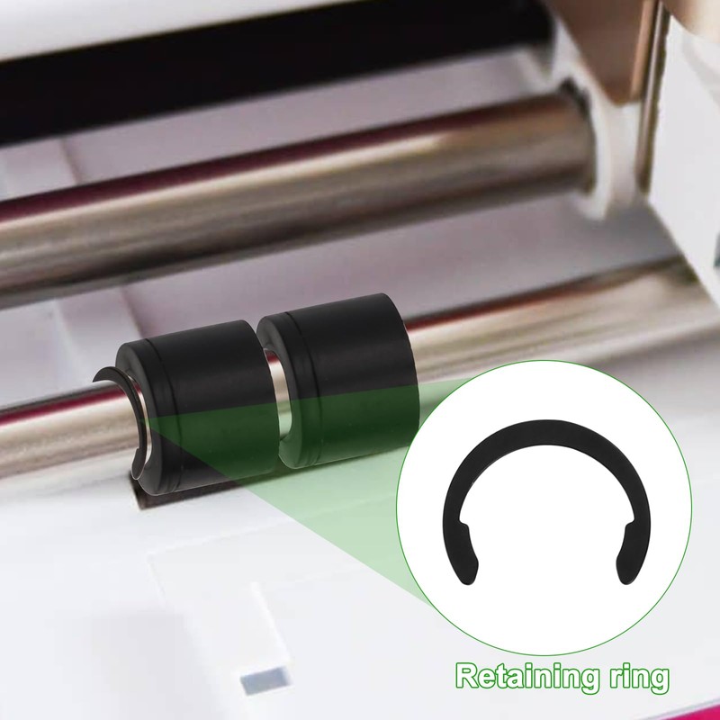 16pcs Retaining Clip Rings Compatible with Cricut Maker/Explore Air, Rubber