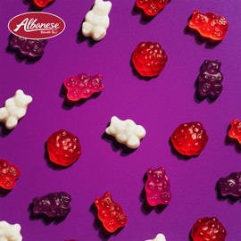 Albanese World's Best Strawberry Gummi Bears, 5lbs of Candy